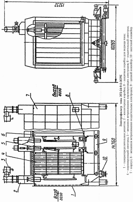 Электрофильтр типа ЭГ2-24-9-5-3 СРК